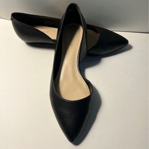 Nine West Black leather flats